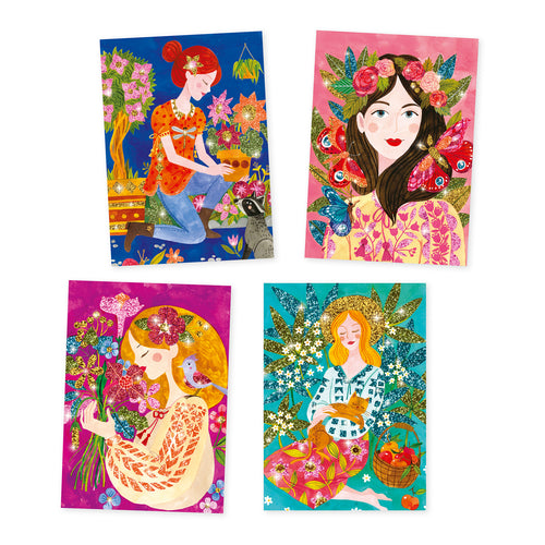 DJECO glitter zand Les parfum des fleurs 7 jr+