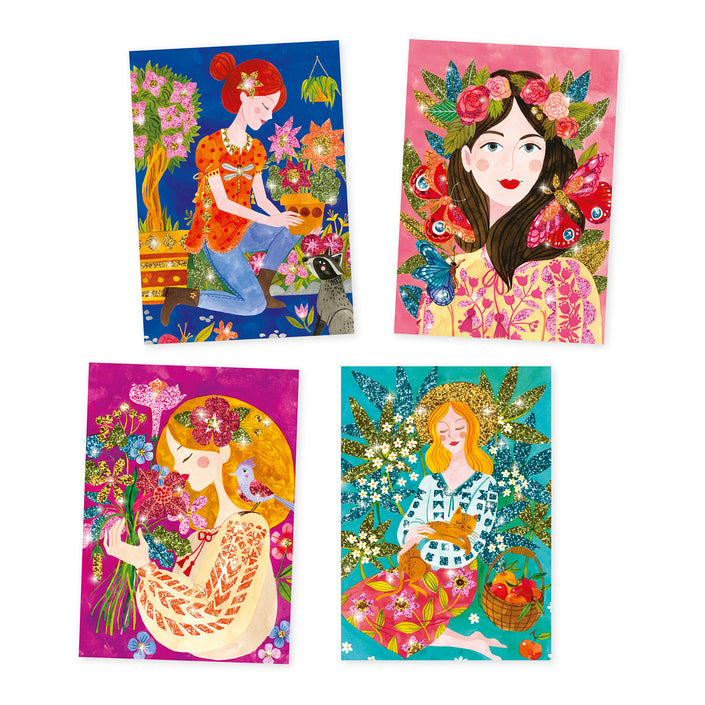 DJECO glitter zand Les parfum des fleurs 7 jr+