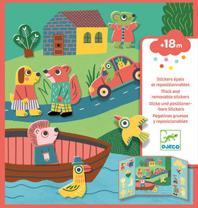 DJECO herbruikbare stickers dieren 18 mnd+