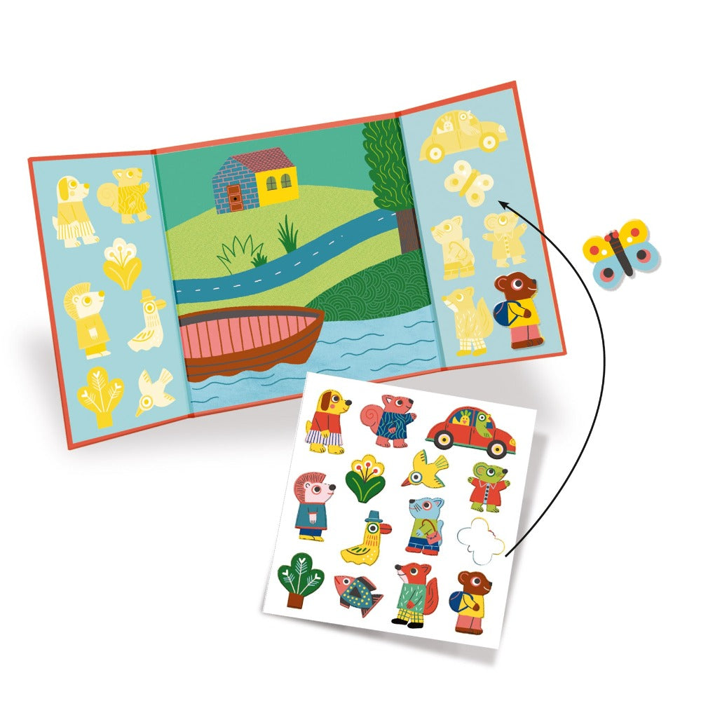 DJECO herbruikbare stickers dieren 18 mnd+ kopen
