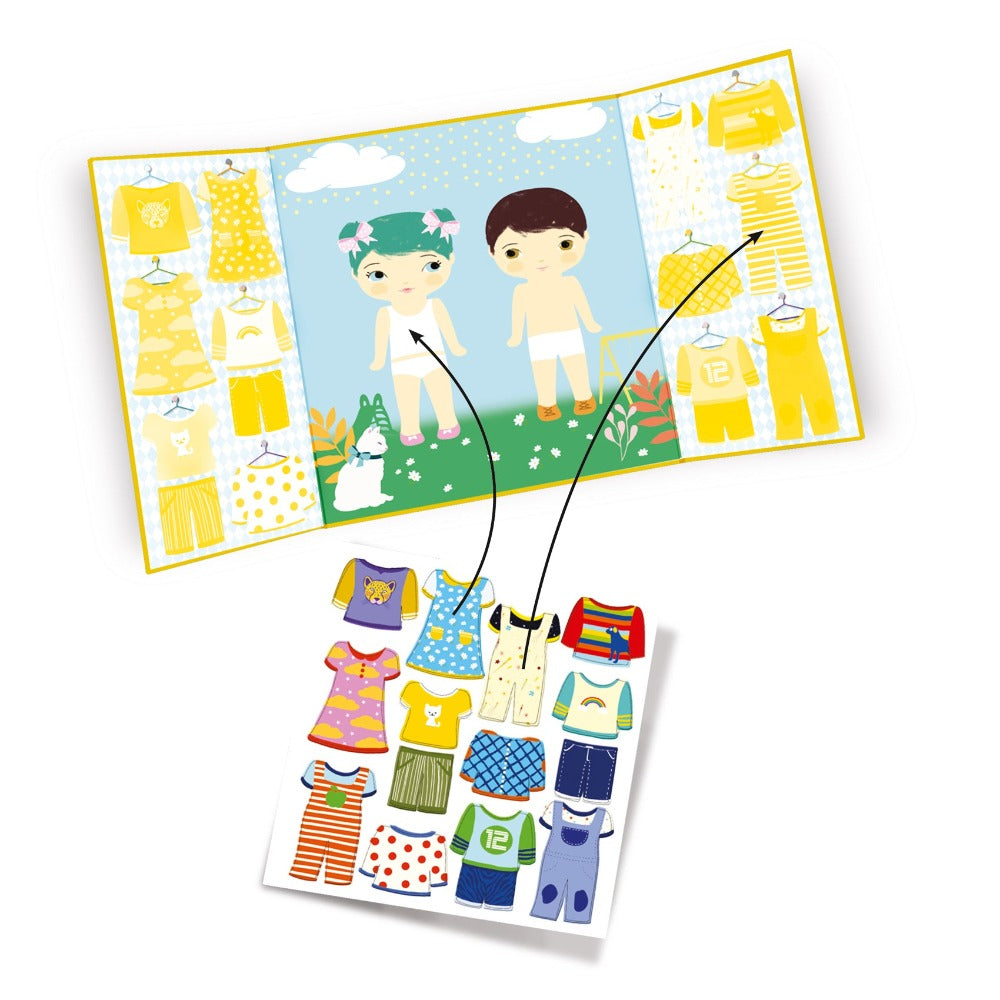 DJECO herbruikbare stickers kleding 18 mnd+ kopen