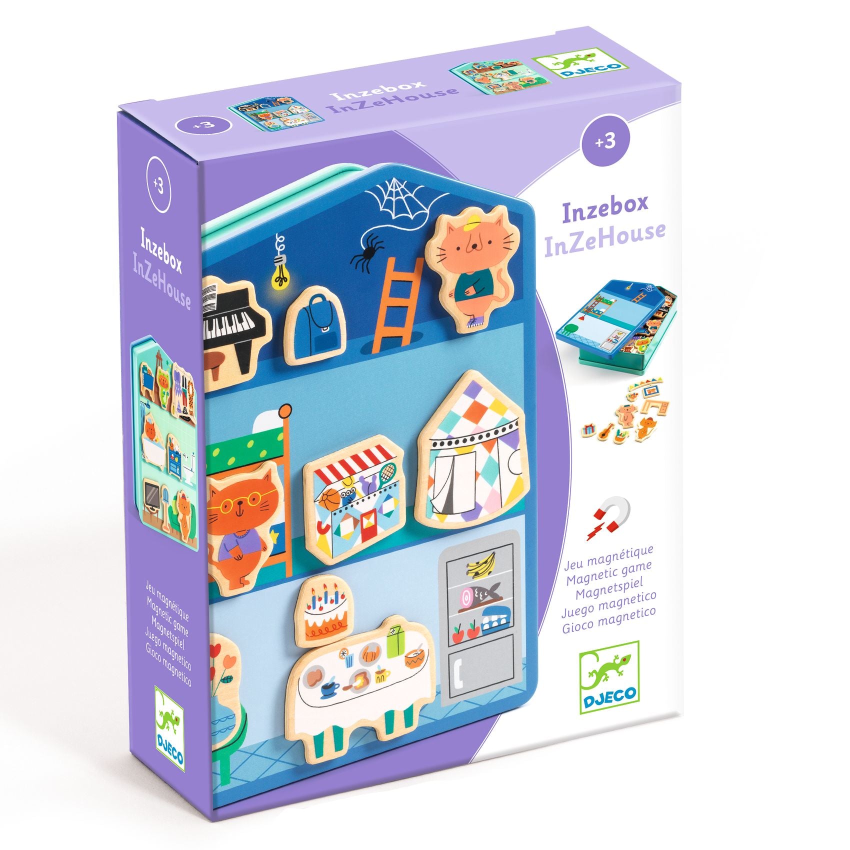 DJECO houten magneten InZeHouse 3 jr+ kopen