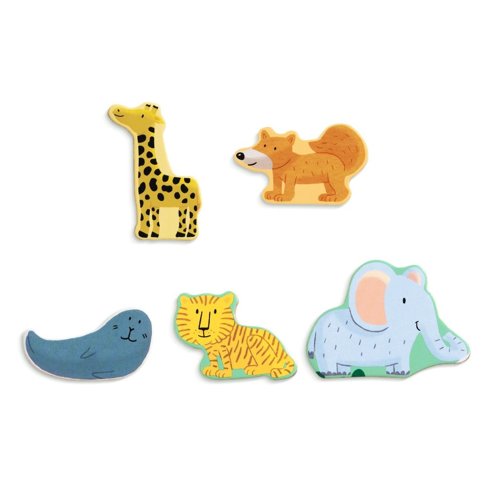 DJECO houten puzzel Animo 2 jr+ / 22 stks 3070900018303