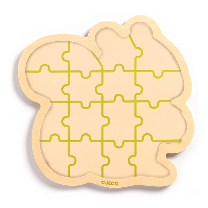 DJECO houten puzzel Nut 3 jr+ / 16 stks