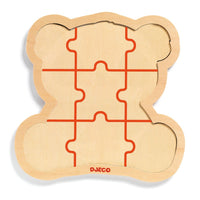 DJECO houten puzzel Panda 2 jr+ / 9 stks