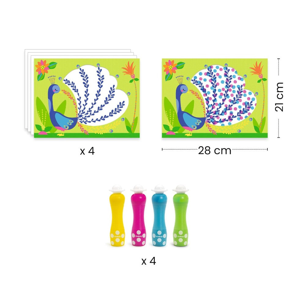 DJECO kleuren met stippen 18 mnd+