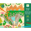 DJECO kleuren op hout Dino wereld 6 jr+