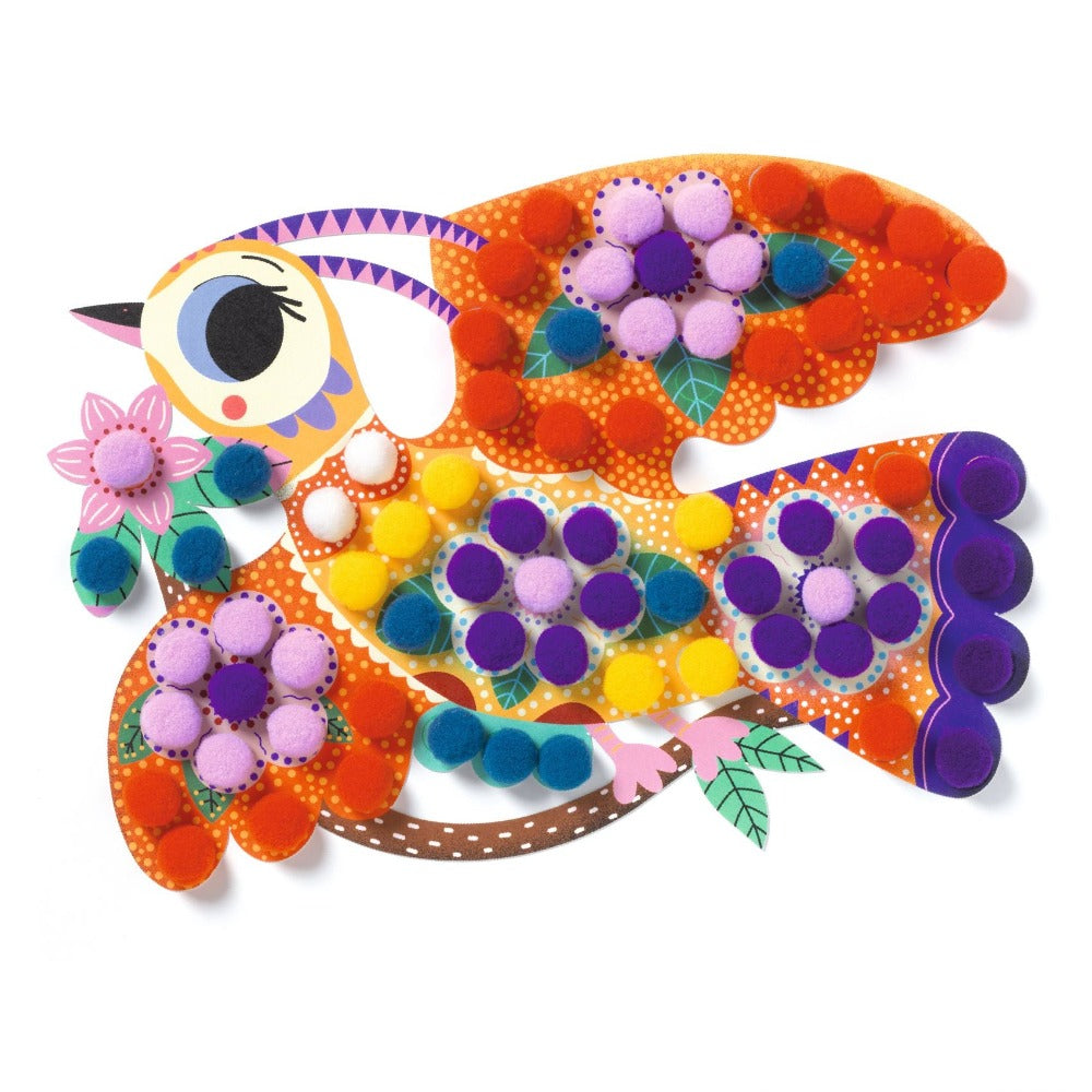 DJECO knutselen met pompoms kleurenfestijn 3 jr+ kopen