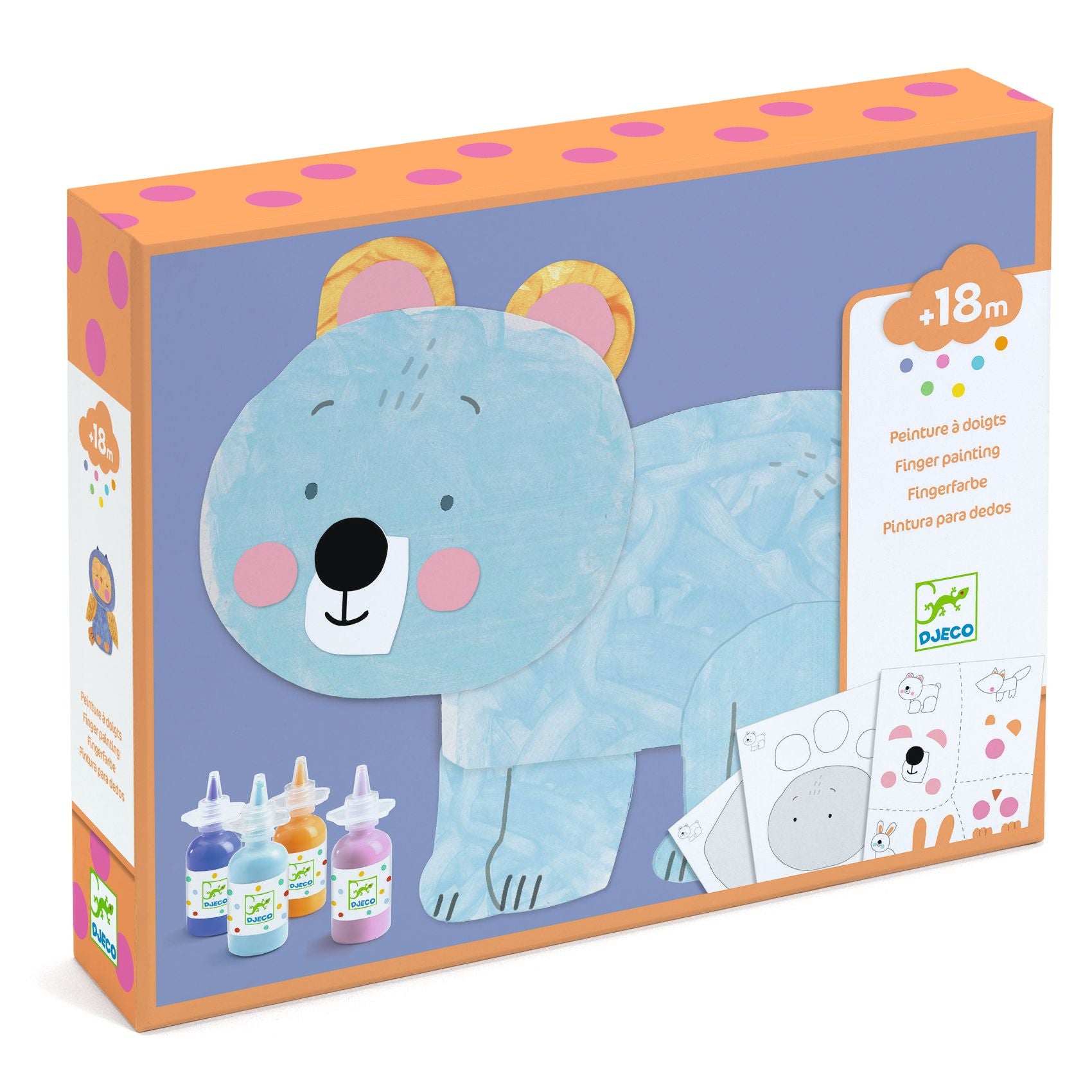 DJECO knutselset vingerverf messy fun 18 mnd+
