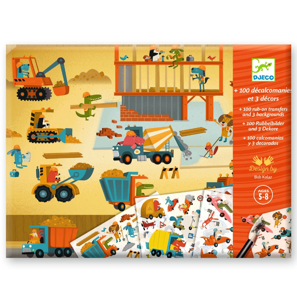 DJECO krasplaatjes asfalt 5 jr+