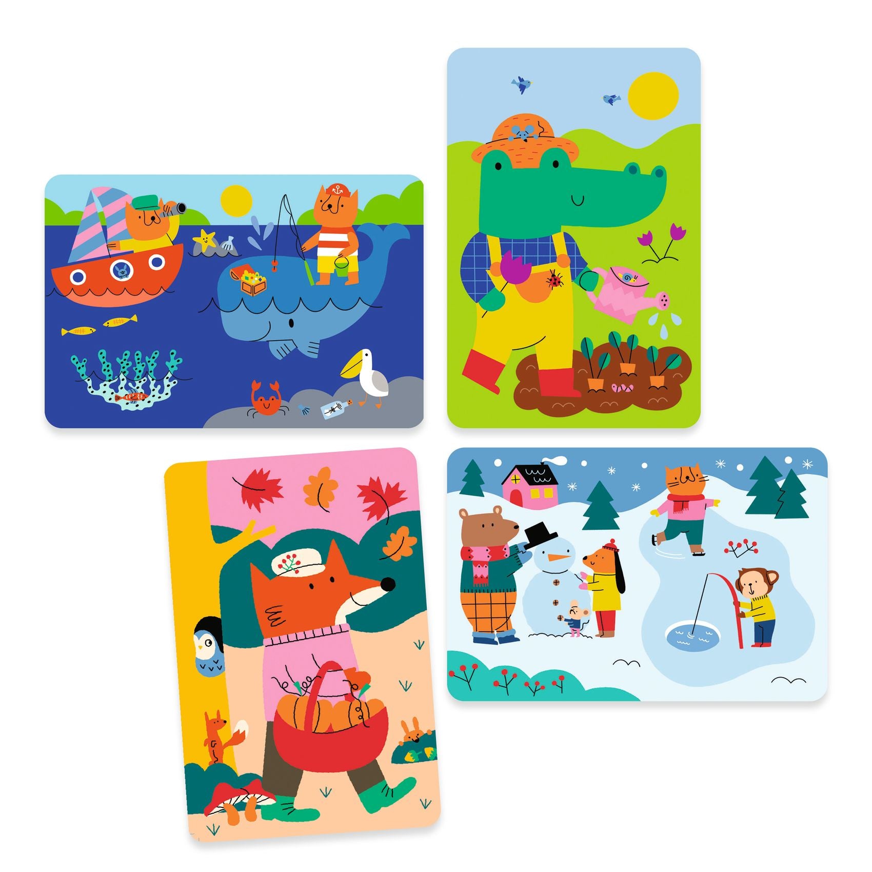 DJECO magisch kleuren 4 seizoenen 18 mnd+ 3070900090767
