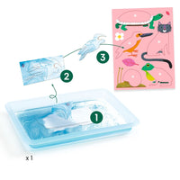 DJECO marmerpapier colorful 9 jr+