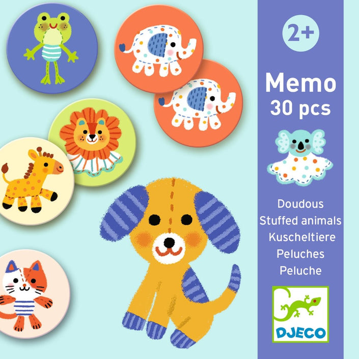 DJECO memory knuffels 2jr+