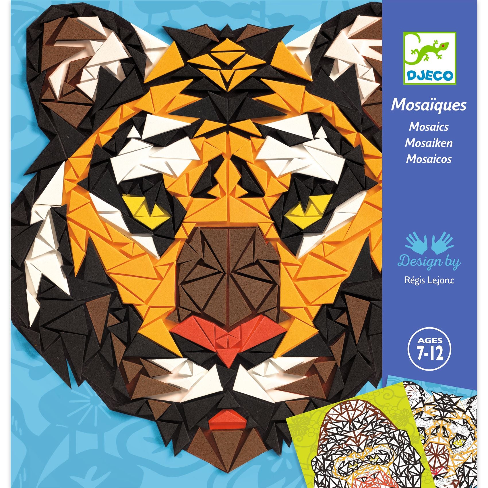 DJECO mozaiek set wilde dieren Khan 8 jr+