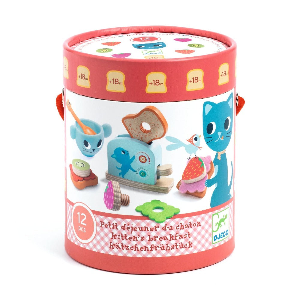 DJECO ontbijtset kitten 18 mnd+ kopen