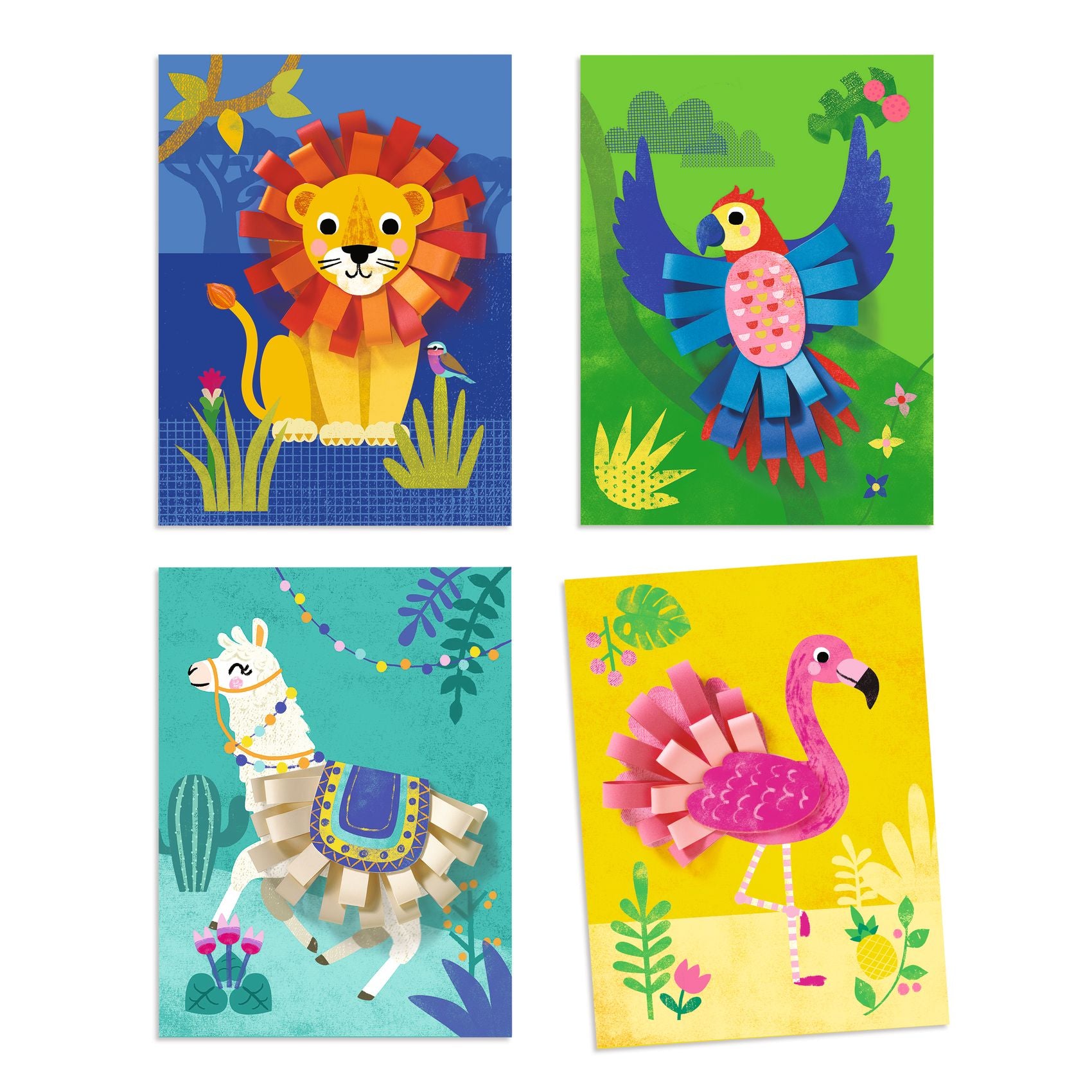 DJECO papier collage's dieren 3 jr+ kopen