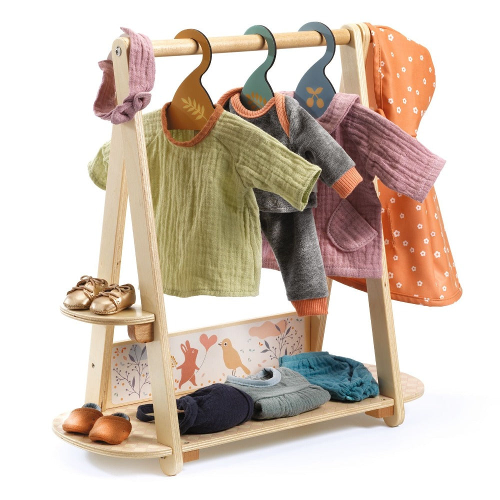 DJECO poppenkledingrek + hangers L 3 jr+ kopen