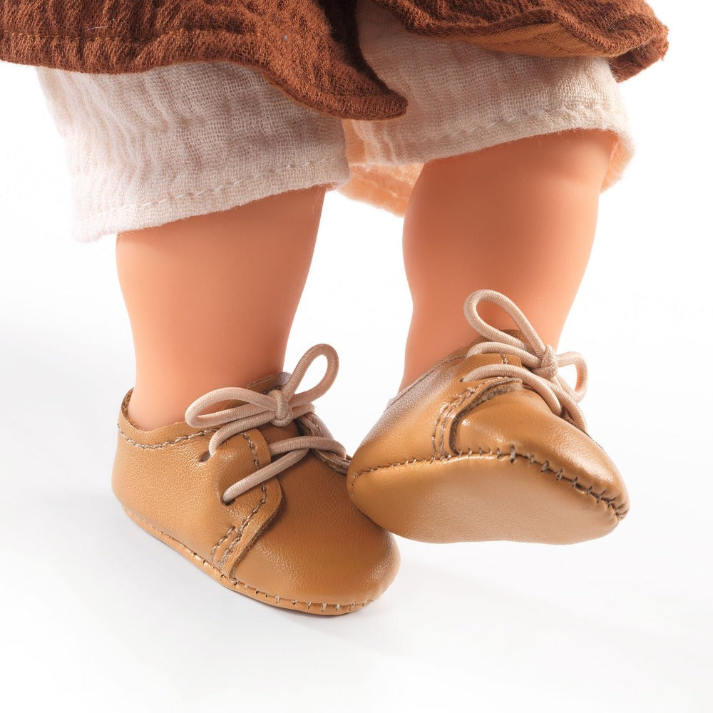 DJECO poppenschoentjes bruin 1.5 jr+