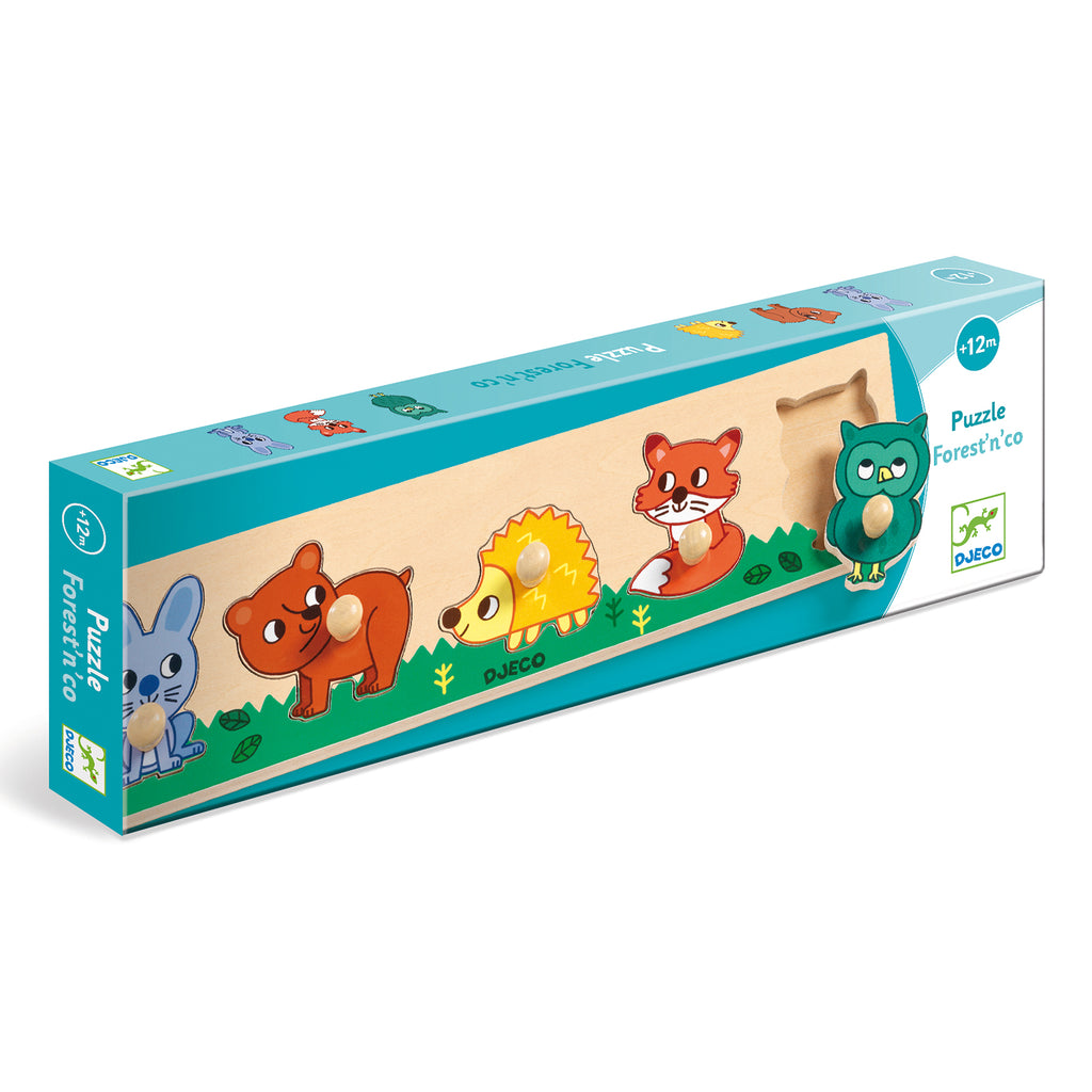 DJECO puzzel Forest'n''co 12 mnd+