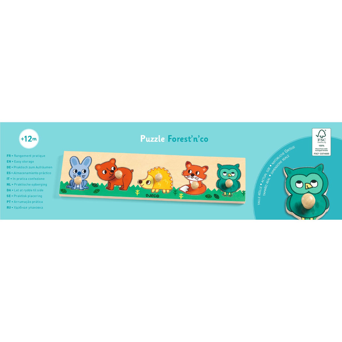 DJECO puzzel Forest'n''co 12 mnd+ 3070900011199