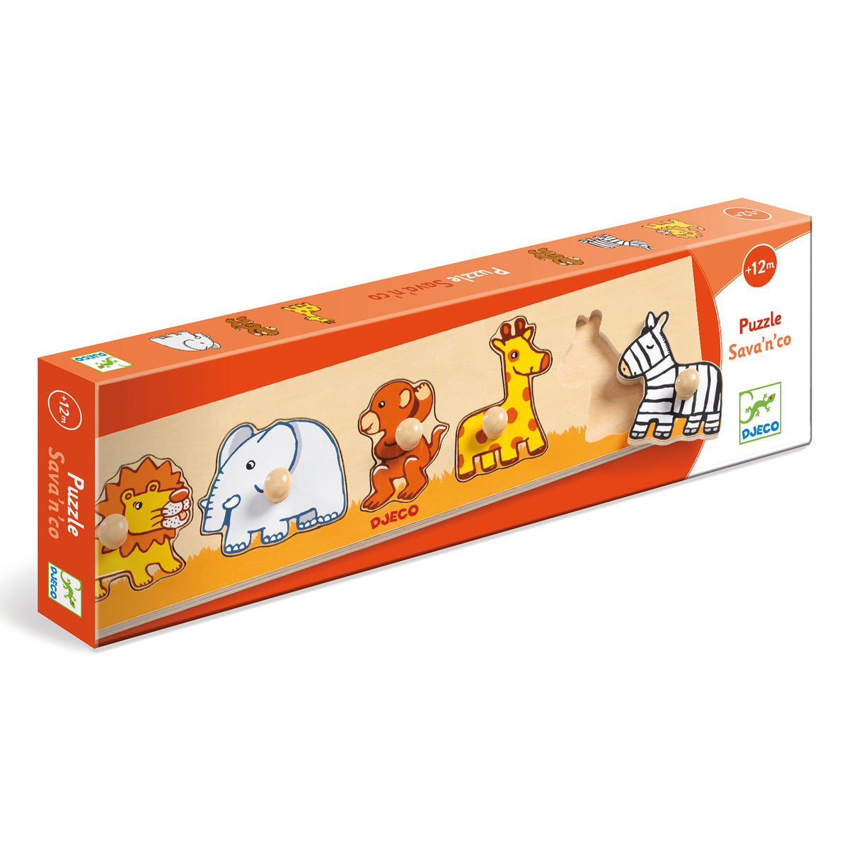 DJECO puzzel Sava'n'co 12 mnd+