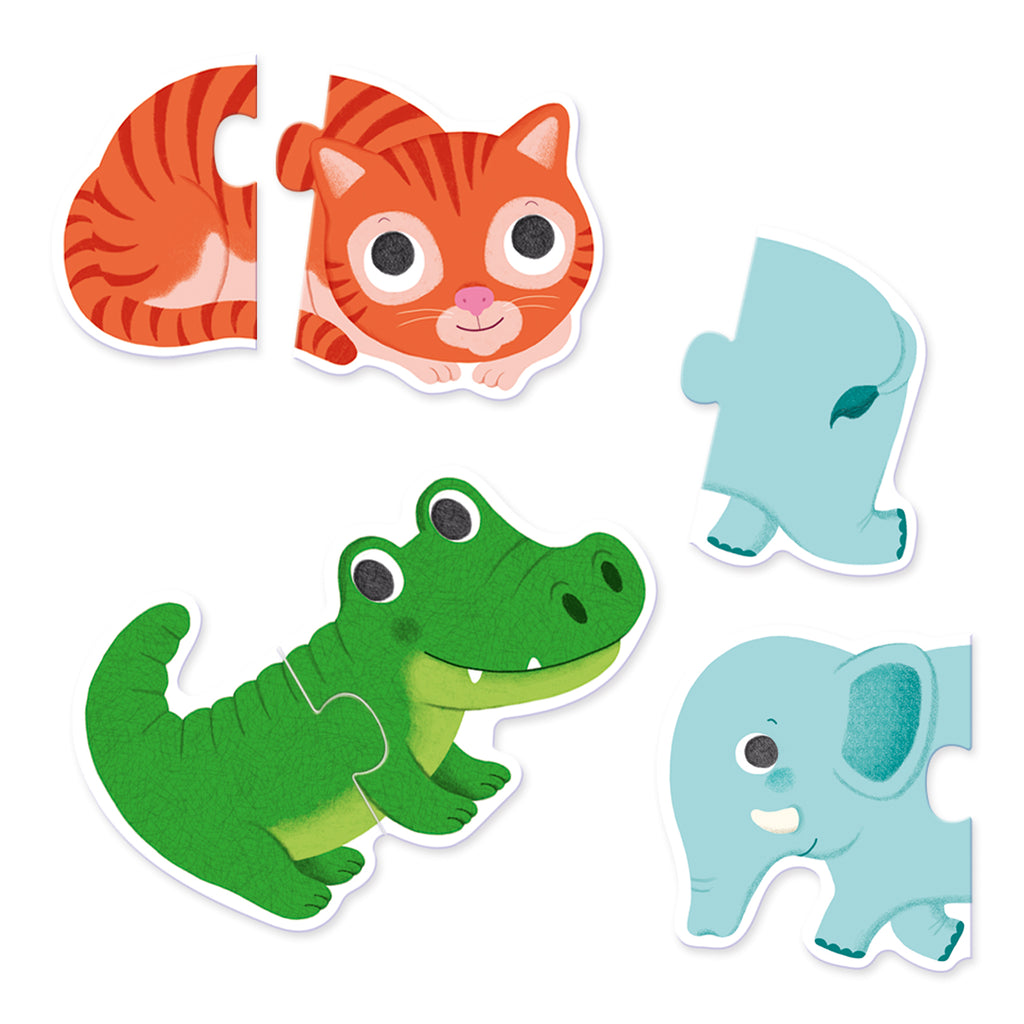 DJECO puzzel duo animals 2 jr+ 3070900081475