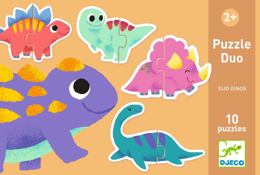 DJECO puzzel duo dinos 2 jr+