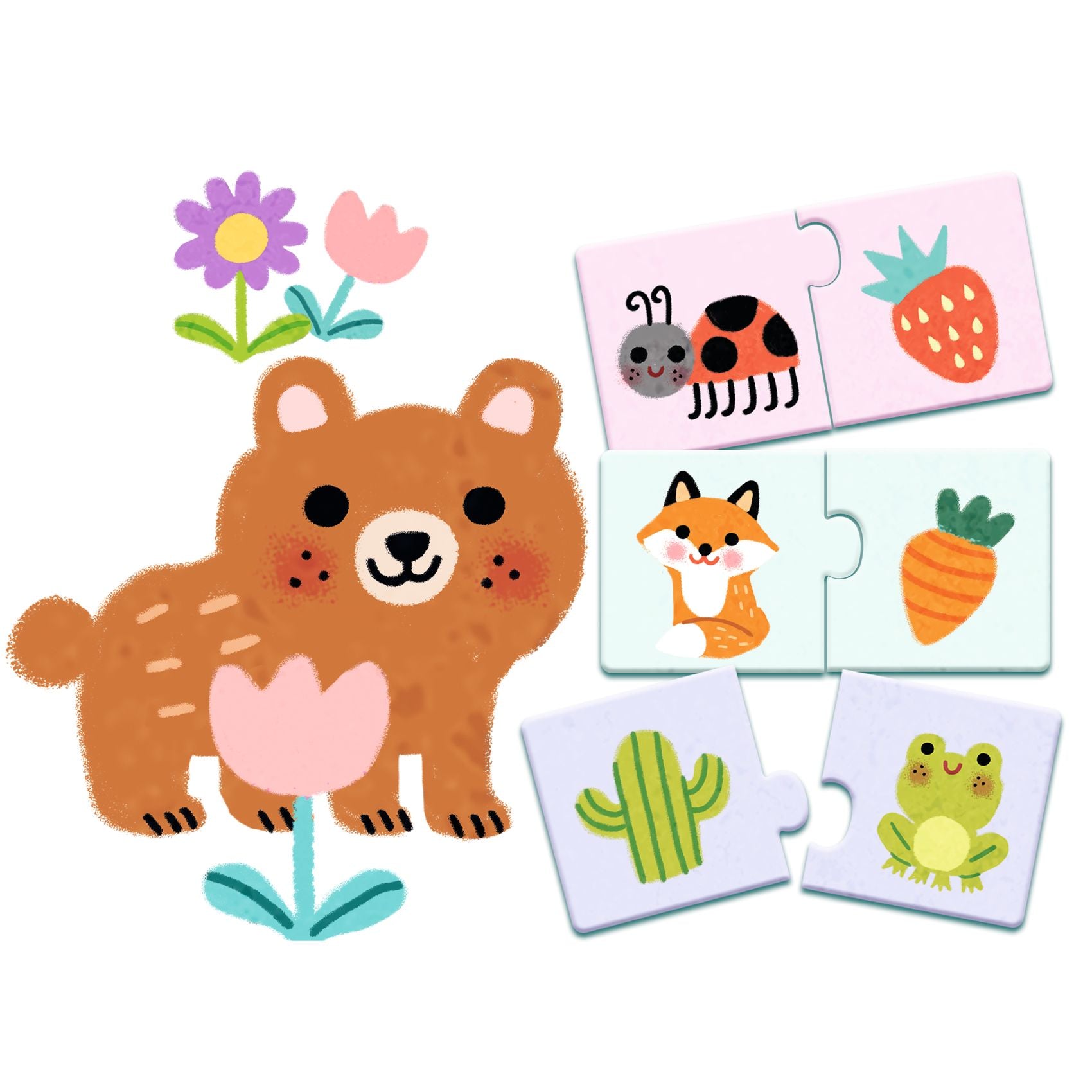 DJECO puzzel duo kleuren DJ08273 B