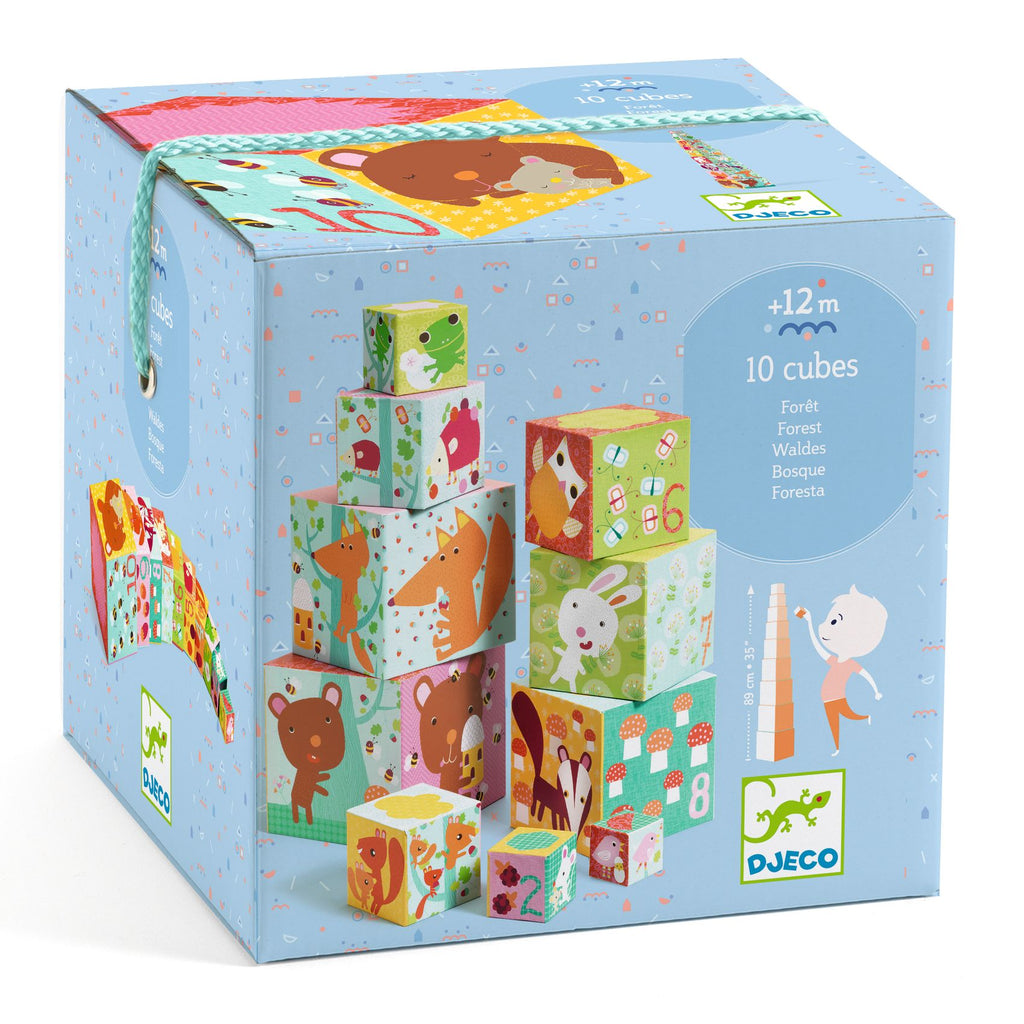 DJECO stapeltoren forest 12 mnd+ 3070900085077