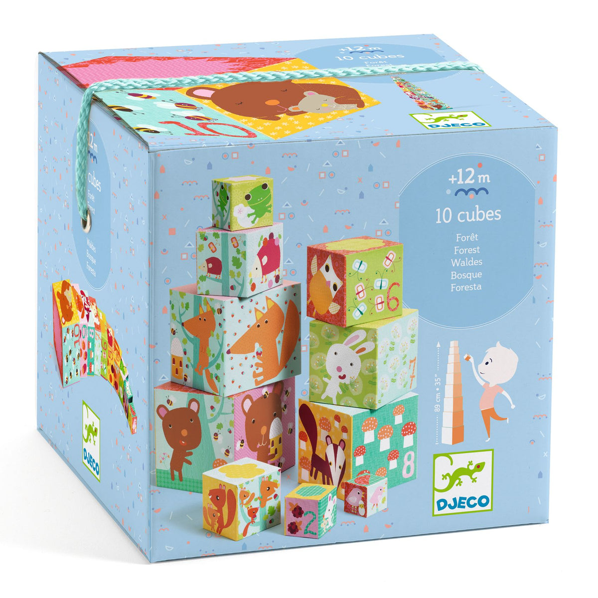DJECO stapeltoren forest 12 mnd+ 3070900085077
