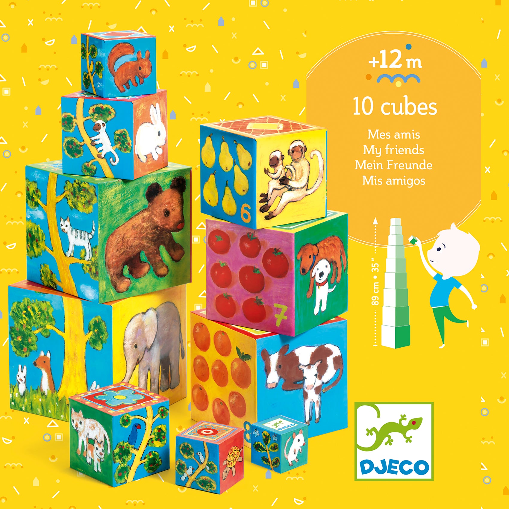 DJECO stapeltoren friends 12 mnd+