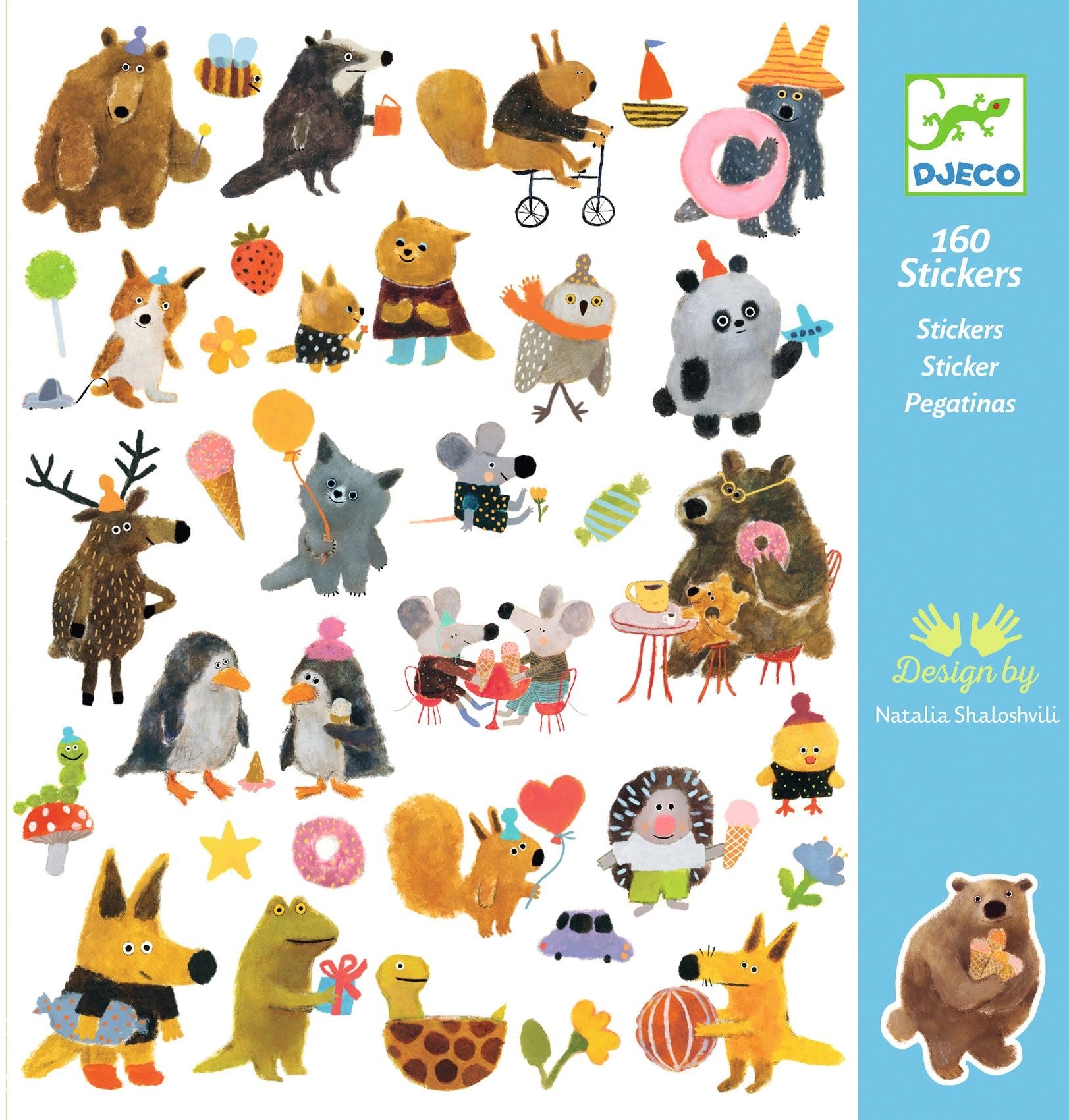 DJECO stickers Fluffy Friends  DJ093178