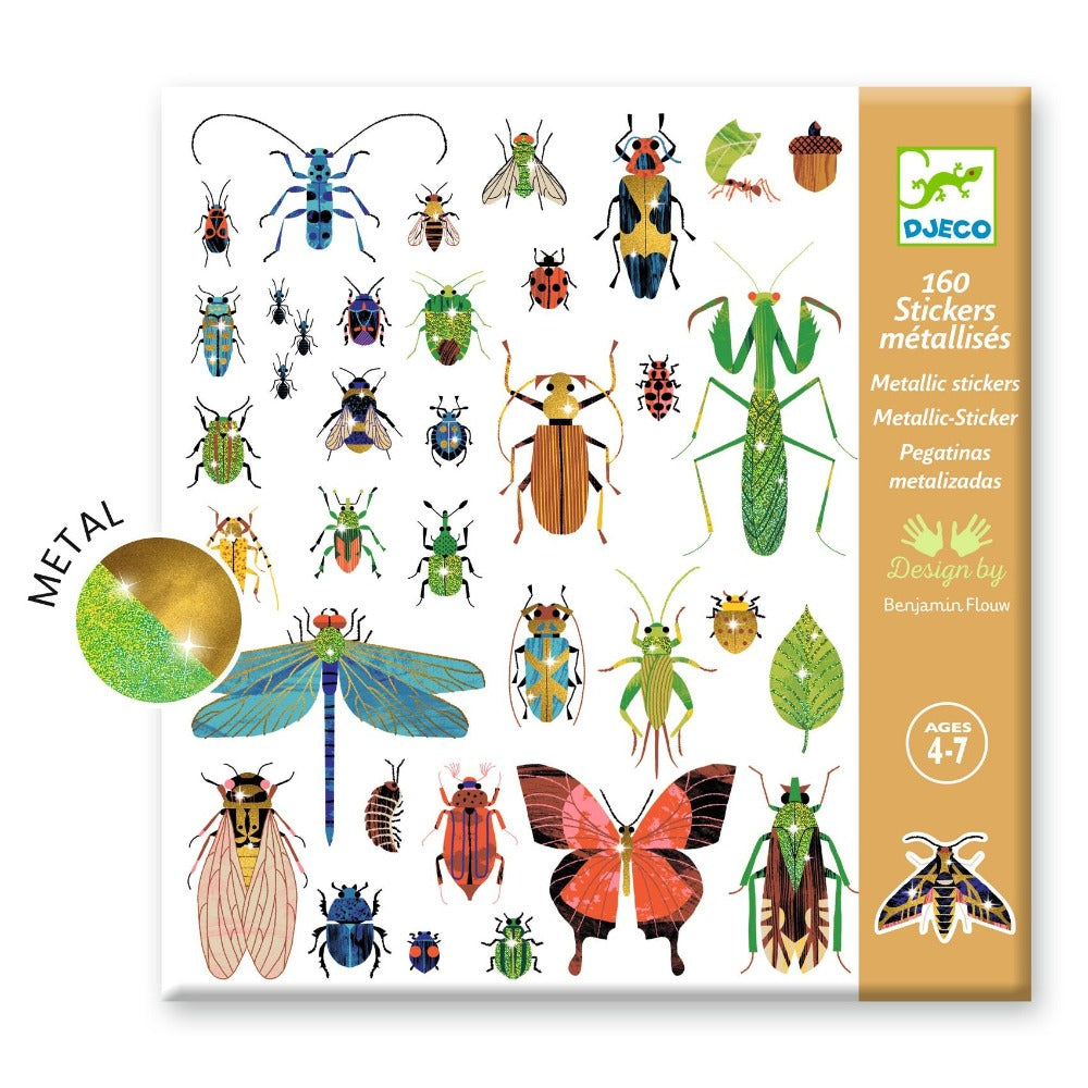 DJECO stickers Microkosmos metallic 4 jr+ kopen