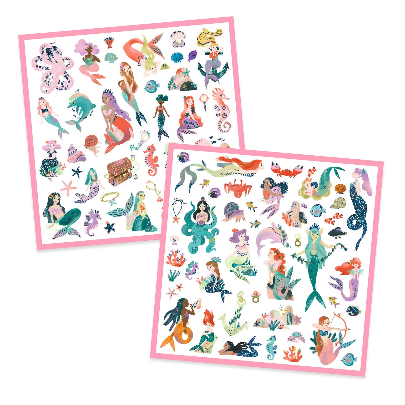 DJECO stickers Zeemeerminnen 4 jr+
