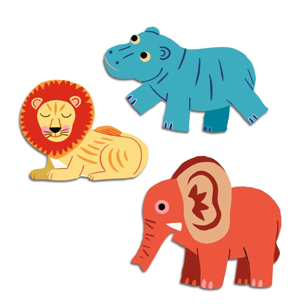 DJECO stickers savannedieren 18 mnd+