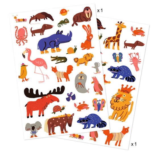 DJECO tattoo's Funny Animals  DJ09917 3070900099173