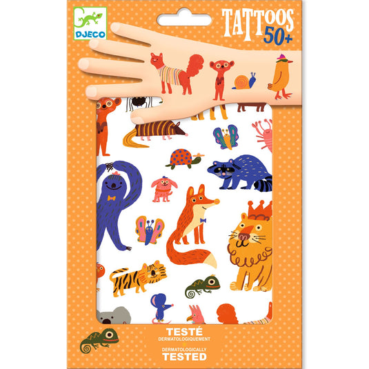 DJECO tattoo's Funny Animals  DJ09917 3070900099173