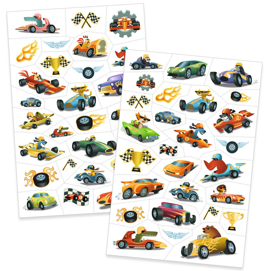 DJECO tattoo's Raceauto's