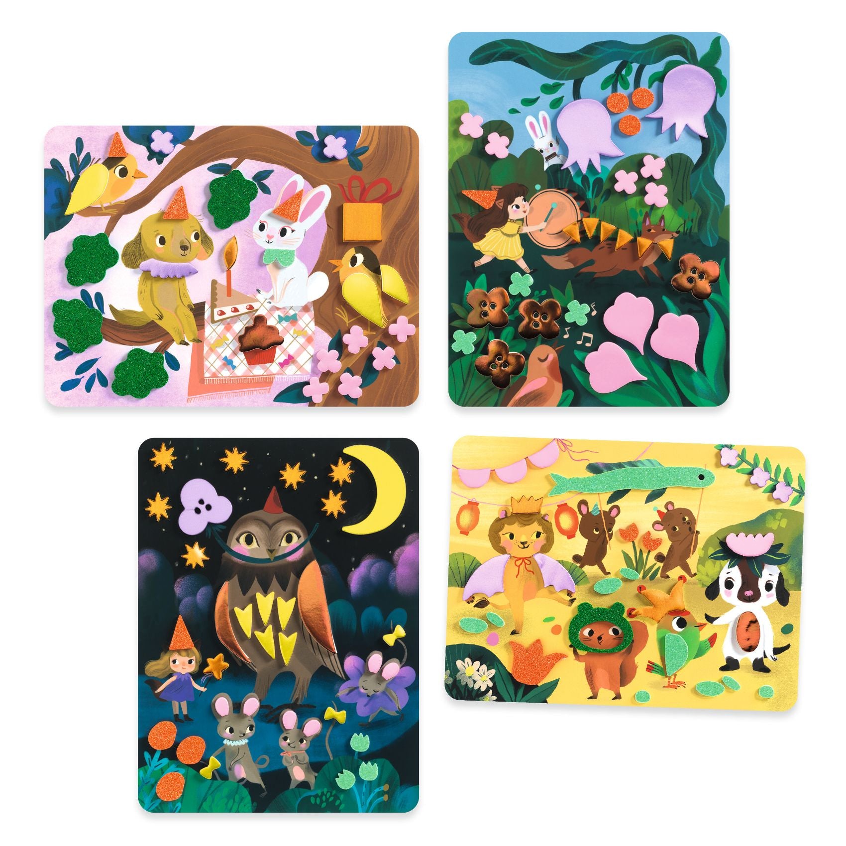 DJECO vilt collage's Sparkling Parties 3 -6 jr+