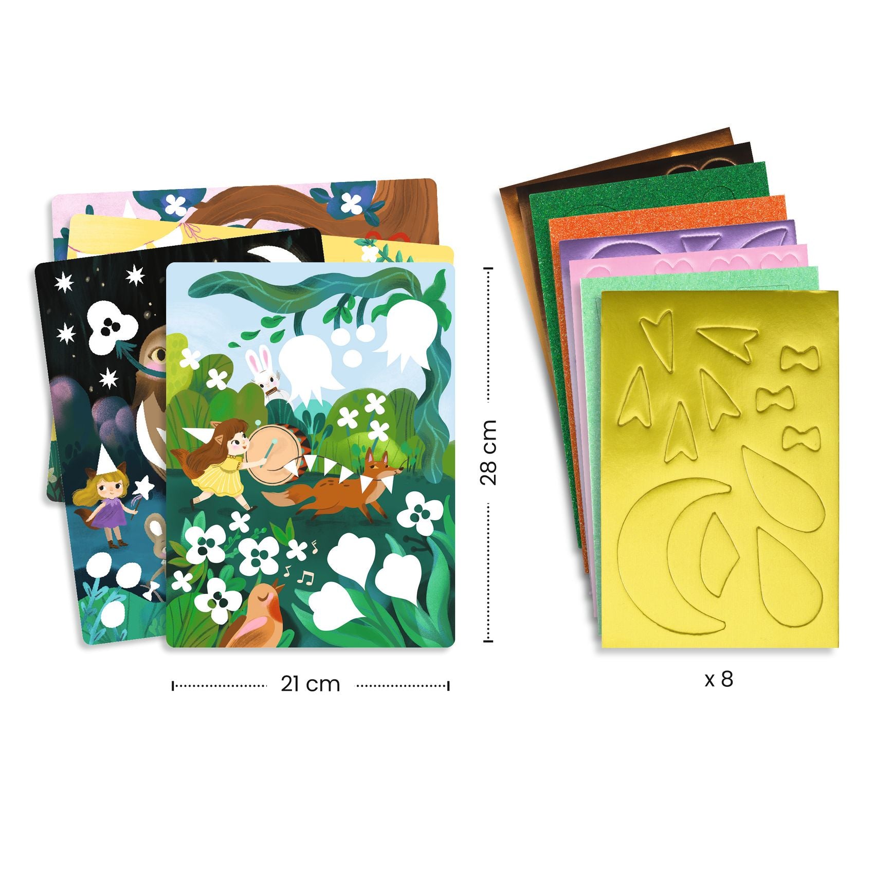 DJECO vilt collage's Sparkling Parties 3 -6 jr+