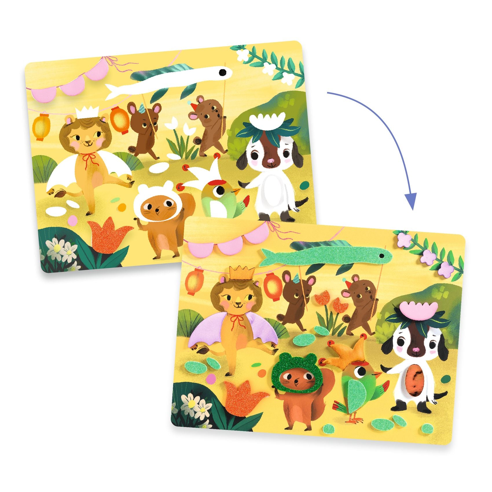 DJECO vilt collage's Sparkling Parties 3 -6 jr+