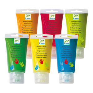 DJECO vingerverf 6 x 75ml 18 mnd+