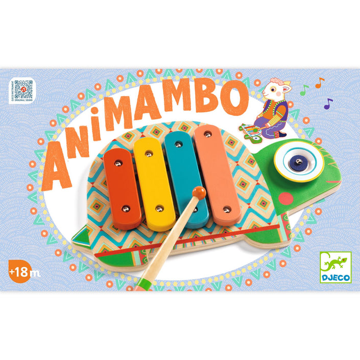 DJECO xylofoon schildpad animambo 18 mnd+ DJ06034 3070900060340 b