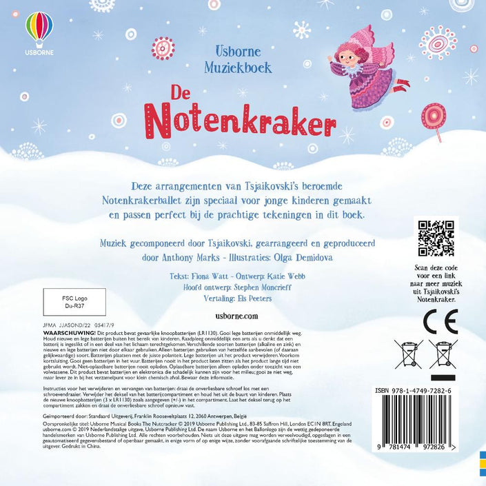 De Notenkraker - geluidenboek 3 jr+
