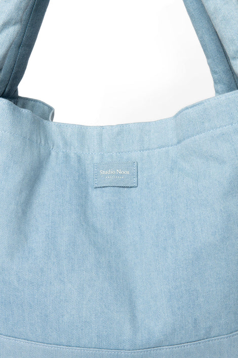 Studio Noos solid mom bag denim