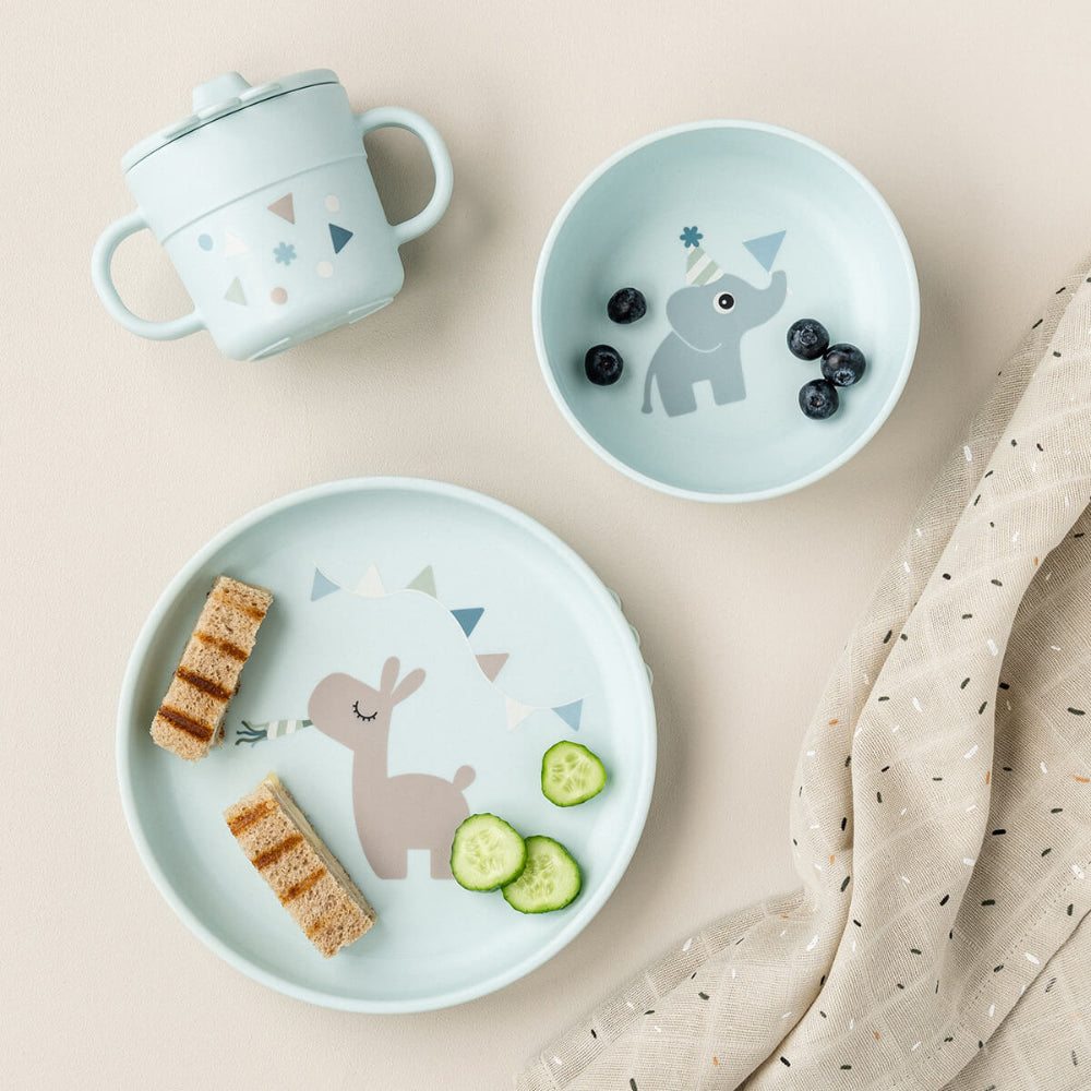 Done by Deer babyservies set celebration blue kopen