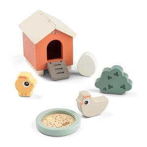 Done by Deer tiny farm houten speelset Clucky 5712643060857 a