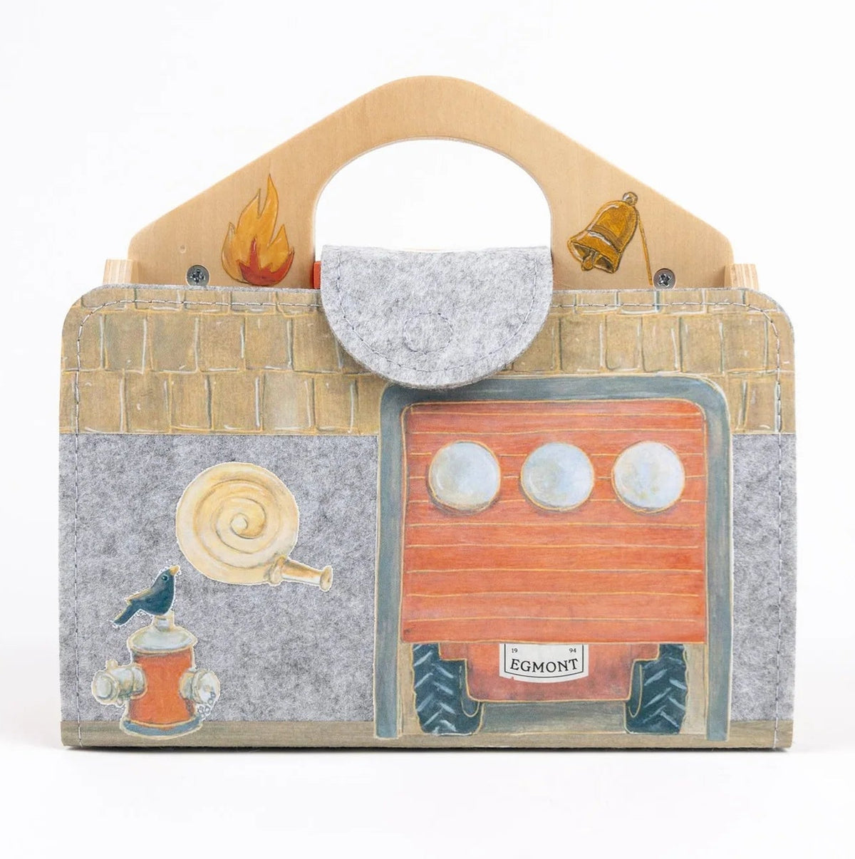 Egmont Toys vilten huisje brandweerkazerne met miniatuurvriendje 18 mnd+
