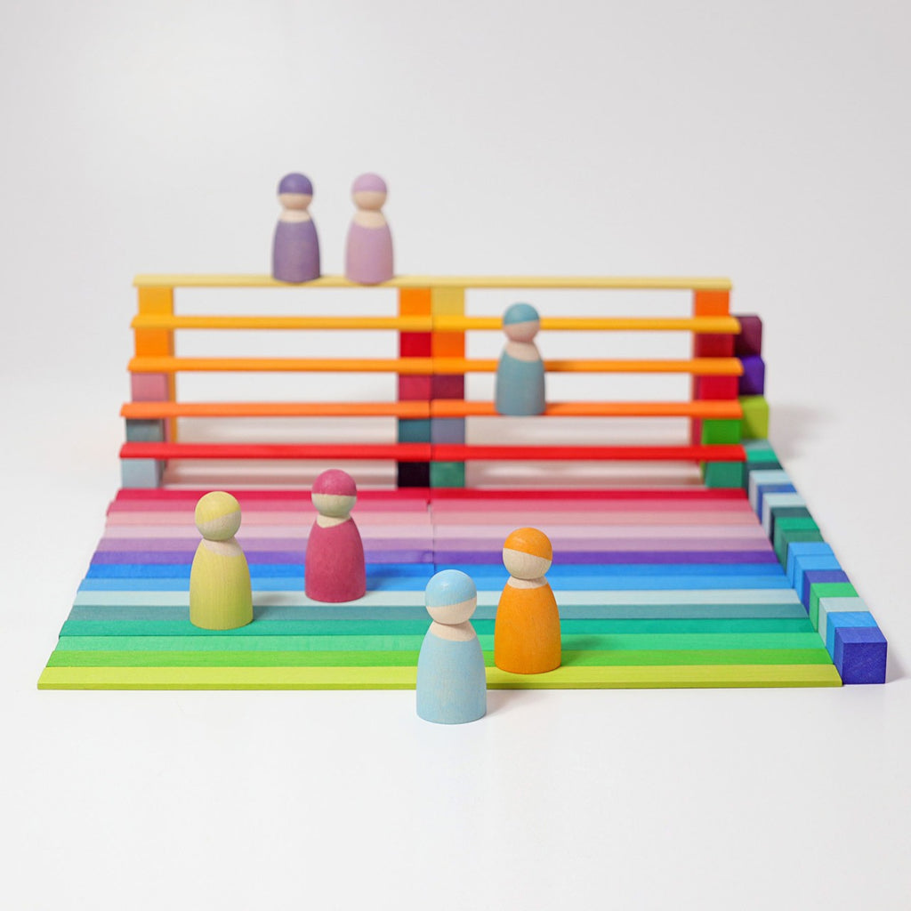 GRIMMS Leonardo sticks regenboog 3 jr+ 40367