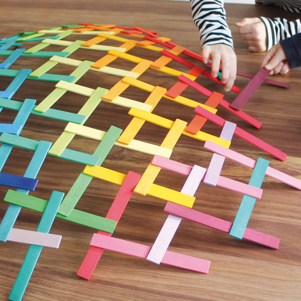 GRIMMS Leonardo sticks regenboog 3 jr+